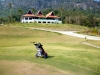 Luang Prabasngin tyhjä golfkenttä